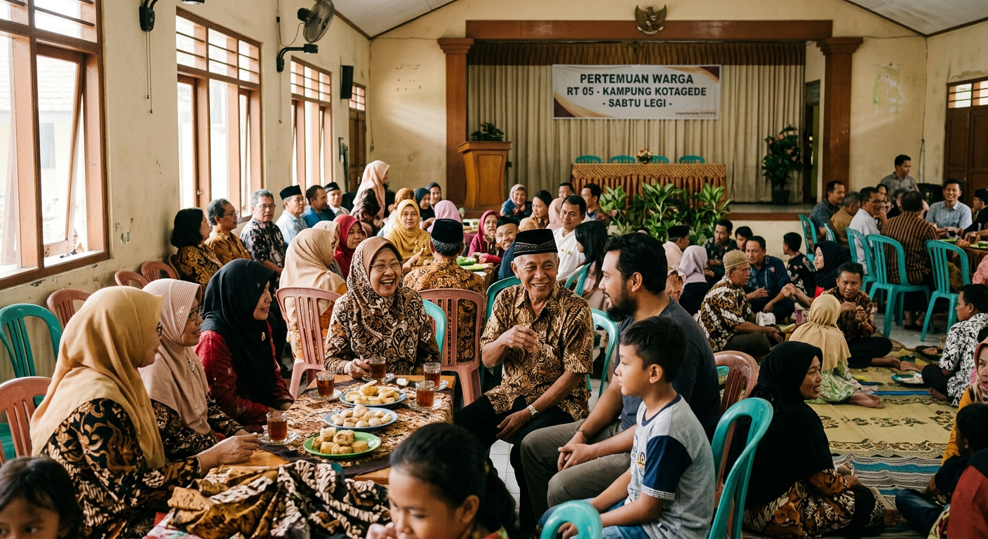 Pertemuan komunitas LIVESGP AMURANG - masyarakat Indonesia berkumpul bersama